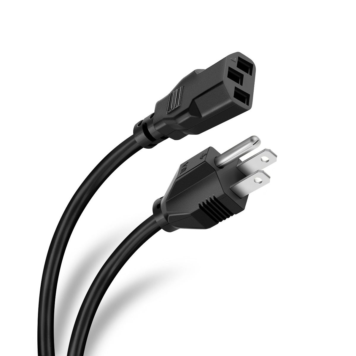 Cable redondo negro, AC300V Cable aislado Accesorios de alimentación de  repuesto Cable eléctrico 328.1 ft Accesorios de alimentación para  iluminación