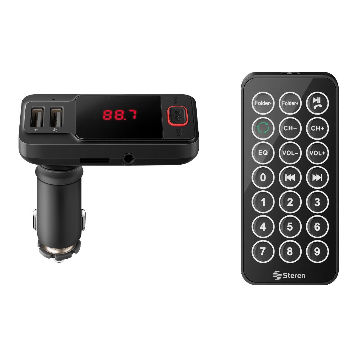 Comprar PDTO Nuevo Adaptador Bluetooth para Coche Transmisor FM Receptor  MP3 Cargador USB inalámbrico PD
