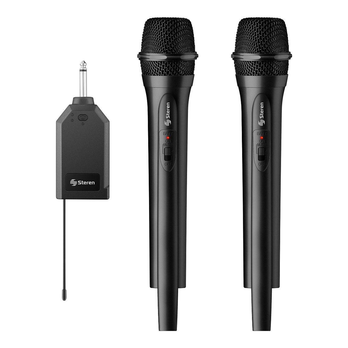 Sistema de micrófono inalámbrico dual K30, 2 micrófonos y 2 receptores,  Plug-Play, omnidireccional, 8 horas de tiempo de trabajo, compatible con