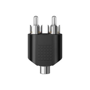 Adaptador de 2 conectors RCA a jack 3,5 mm, estéreo