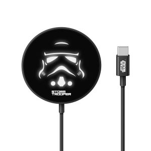 Cargador inalámbrico MagSafe* Qi, de 15 W Star Wars™ modelo Trooper