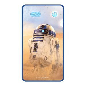 Power Bank de 4,500 mAh con 2 salidas USB e iluminación LED Star Wars™ modelo R2D2