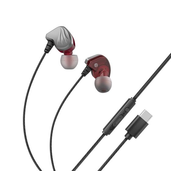 Auricular Usb C In-ear Manos Libres Control Premium